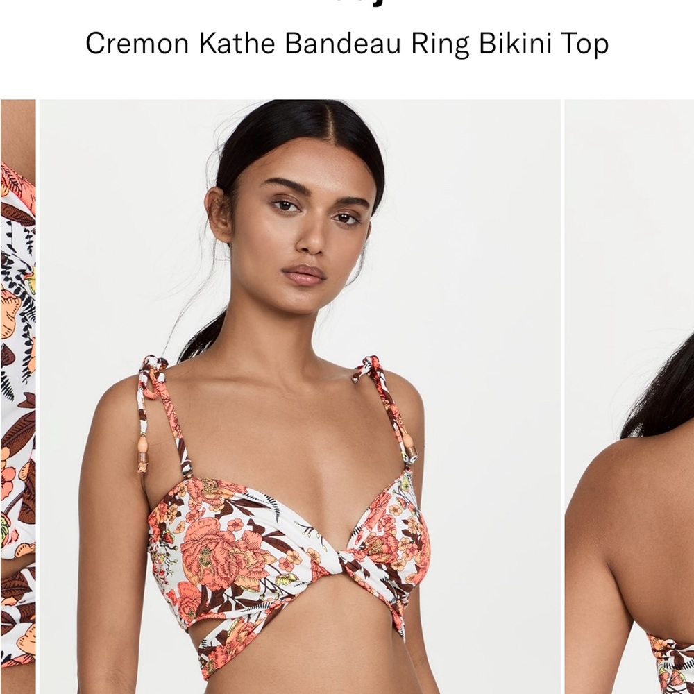 Maaji Cremon Kathe Bandeau Ring Bikini Top